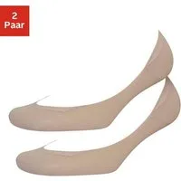 Vivance Füßlinge Ultra Low Cut Füßlinge Unsichtbare Socken mit Pad für High Heels (Set, 2-Paar) mit Ballenpolster für Loafer, Ballerina