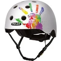 Melon Fahrradhelm Handprint (matte), super leicht, Magnetverschluss, größenverstellbar, mehr als 50 Designs