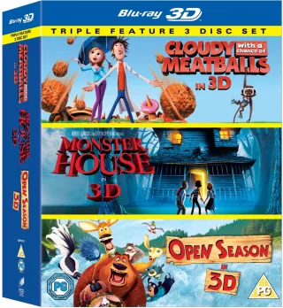 Cloudy with a Chance of Meatballs / Monster House / Open Season (2006) - Set [Blu-ray] [UK Import]