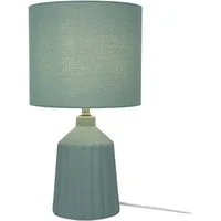 relaxdays Nachttischlampe Tischlampe mit Keramiksockel, A