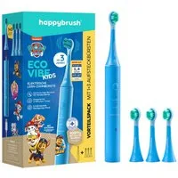 happybrush Elektrische Zahnbürste happybrush ECO VIBE KIDS Paw Patrol + 3 Refills