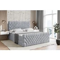 ALTDECOR Boxbett DAISY-Z (Multipocket-Matratze H4, H3 Matratze Bonellfederung, Topper, Kopfteil), Doppelbett mit Fußteil