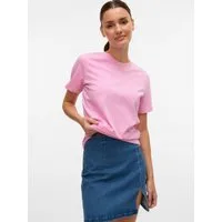 Vero Moda Kurzarmshirt VMPAULINA SS T-SHIRT GA JRS NOOS Baumwolle, regular fit