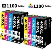 STAROVER 4er/5er/8er/10er 405XL Druckerpatronen für EPSON 405 XL Multipack Tintenpatrone (WorkForce Pro WF-7310DTW WF-7830DTWF WF-7835DTWF WF-7840DTWF WF-3820DWF, WF-3825DWF WF-4820DWF WF-4825DWF WF-4830DTWF)