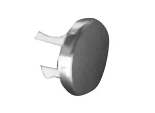VitrA Zubehör Überlaufclip für Waschtische mit Überlaufloch aus verchromten Kunststoff,325420YP1TE 325420YP1TE