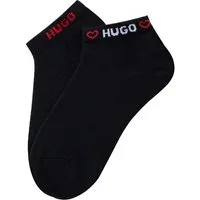 HUGO Kurzsocken Logos am Rand