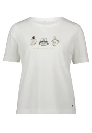 Betty & Co - Casual-Shirt patch cream/grey - Gr. - XXL