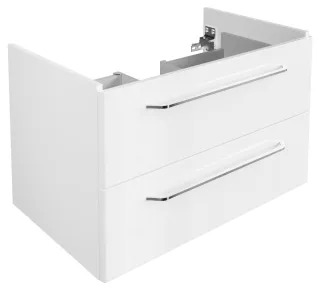 Fackelmann MILANO Waschtischunterschrank 80x49,5x48 Weiß, 2 Schub, 84203 84203