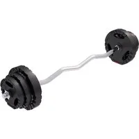 GORILLA SPORTS Hantel-Set SZ-Curlset Kunststoff Gripper 25 kg