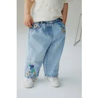 Next Dehnbund-Jeans Jeans mit Blumenstickereien (1-tlg)