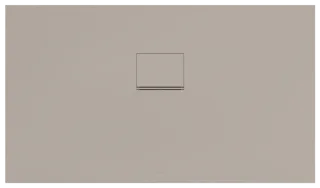 Villeroy & Boch Duschwanne Squaro Infinity 1300x750x40mm, flächenbündig Einbau Antirutsch Almond UDQ1375SQI2IVAL