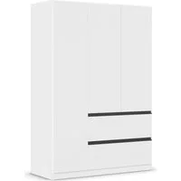 rauch Drehtürenschrank Kleiderschrank Schrank Garderobe COSTA in den Breiten 91/136/181 cm (in 3 Ausstattungen BASIC/CLASSIC/PREMIUM) viel Platz, grifflose Front und Push-to-Open Funktion MADE IN GERMANY