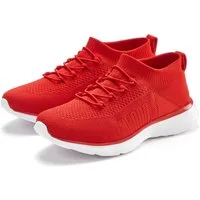 LASCANA Slipper, Halbschuh, Turnschuhe, Slip-On-Sneaker, bequem, Sneaker zum Reinschlüpfen mit elastischen Schnürbändern ultraleicht VEGAN