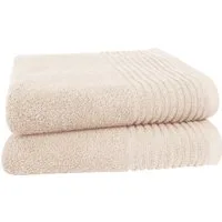 Dyckhoff Handtücher Handtuch-Set BRILLANT 2-tlg., Baumwolle, 50x100 cm, Frottier (2-St), Baumwolle