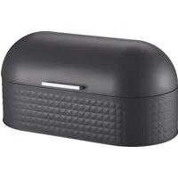 Michelino Brotkasten Brotkasten, Brotkiste, Brotbehälter, Brotbox, Größe: (LxHxB) 43,5 x 22 x 21,5 cm - Griff: Aluminium