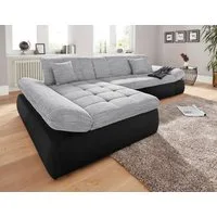 DOMO collection Ecksofa PB MORIC wahlweise mit Bettfunktion + Armteilverstellung, L-Form, im XXL-Format, B/T/H:300/172/80 cm, feine Steppung