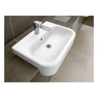 Villeroy & Boch Architectura Waschtisch 41905501 55x43cm, weiß, mittleres Hahnloch durchgestochen