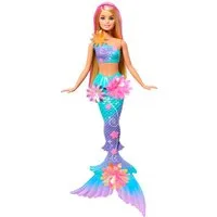 Barbie Anziehpuppe Meerjungfrau mit magischen Blüten, blond