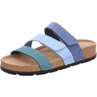 Rohde SOAVE Pantolette Sommerschuh, Hausschuh mit vorgeformten Fußbett und Klett