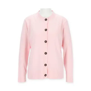 Halsüberkopf Accessoires - Strickjacke Rundhals rosé2 - Gr. - l