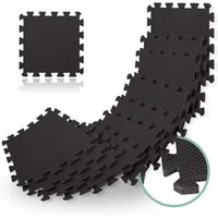 relaxdays Bodenmatte 16 x Schutzmatte Boden Set