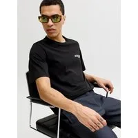 Jack & Jones T-Shirt JPRBLAOSCAR SS TEE FST mit Logo Schriftzug