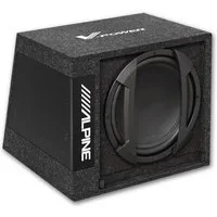 ALPINE SWD-355 30cm Aktiv-Subwoofer Auto-Subwoofer (150 W, max.: W 30 cm)