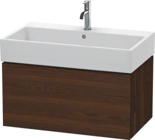 Duravit L-Cube Waschtischunterbau wandhängend Nussbaum gebürstet Matt 784x459x394 mm - LC617706969 LC617706969