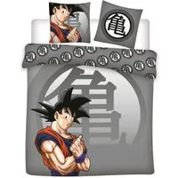 Aymax sprl Bettwäsche Dragon Ball Z Bettbezug Set Polycotton 240x220 cm + 2 Kissen 65x65 cm