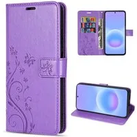 betterfon Handyhülle für Samsung Galaxy A57 Klapphülle 3 Kartenfächer & Geldfach, Flower-Hülle: Magnetverschluss 3 Kartenfächer & Standfunktion
