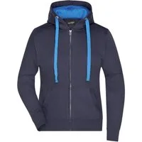 James & Nicholson Sweatjacke Hochwertige Damen Kapuzenjacke wasser- und schmutzabweisend JN594 Damen Sweatjacke Bionic
