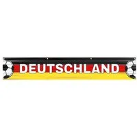 Taffstyle Flagge XXL Deutschland Straßenbanner Deutsche Fahne Flagge 360cm x 60cm, Fanartikel Deutschlandfahne Fussball Basketball Handball