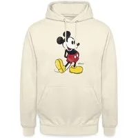 Spreadshirt Hoodie Mickey & Minnie Klassisch Unisex Hoodie (1-tlg) Unisex-Schnitt: Sitzt bei Männern körpernah, bei Frauen weit