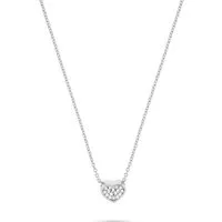 JETTE Silberkette JETTE Damen-Kette 925er Silber 16 Zirkonia Herz, BELOVED