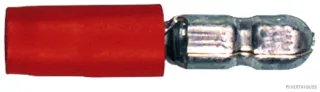 HERTH&BUSS Quetschverbinder, DIN 46245 Rundstecker rot - 50252532