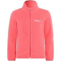 Jack Wolfskin Fleecejacke TAUNUS JACKET K hochschließender Kragen, mit Reißverschluss, atmungsaktiv, winddicht