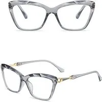 PACIEA Lesebrille Damen Cat Eye Anti Blaulicht Computer Gaming Schutz