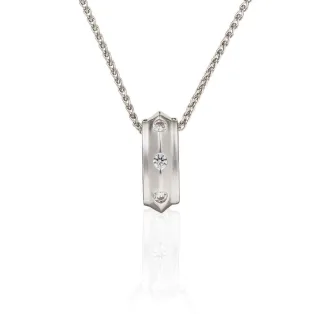Orphelia Damen-Kette aus 925er Sterlingsilber mit Anhänger – Silber ZH-4744