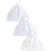 Next Erstlingsmütze Baby Knotenmütze im 3er-Pack (3-St)