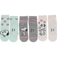 Snoopy Sneakersocken Sneaker-Socken 3er-Pack für Damen – Bequem & Stylisch