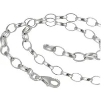 SilberDream Charm-Kette FC01XK SilberDream Charmskette für Silber Charms (Charmskette), Charmsketten ca. 42cm, 925 Sterling Silber, Farbe: silber, Made-In Ger