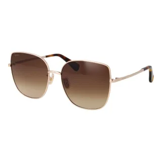 Max Mara Rose Gold Metallsonnenbrille