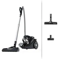Rowenta Bodenstaubsauger RO7935 Silence Force Cyclonic Parkett, 500 W, beutellos, mit nur 59 dB(A), 12 m Aktionsradius, Staubbehältervolumen 2,5 Liter
