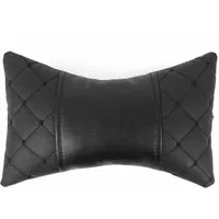 OMAC Autokopfstütze Nackenkissen Auto Schwarz 8x30cm, bequem