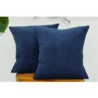 Amilian Dekokissen 2er Set Kissen - Zierkissen - Sofakissen mit Füllung und Kissenbezug, (2 Stück), Kopfkissen, Kuschelkissen, Couchkissen mit Kissenfüllung