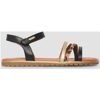 s.Oliver Sandalen Sandale Multicolor-Sandalen in Metallic-Optik
