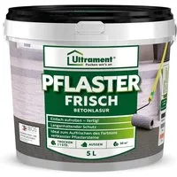 Ultrament Dickschichtlasur ULTRAMENT Pflaster Frisch, Betonlasur, Anthrazit, 5 Ltr