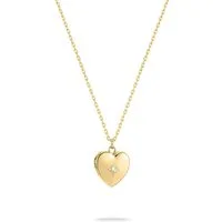 Tamaris Kette mit Anhänger Schmuck Geschenk Edelstahl Halskette Herz Medaillon zum öffnen