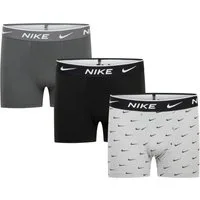 Nike Sportswear Boxershorts NHB PRINT E DAY CT STRCH 3P (3-St) Dreierpack, aus Baumwollmischung mit Elasthan-Anteil, Jersey-Material