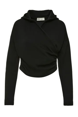 bsb - Kaputzenpulli schwarz - Gr. - L